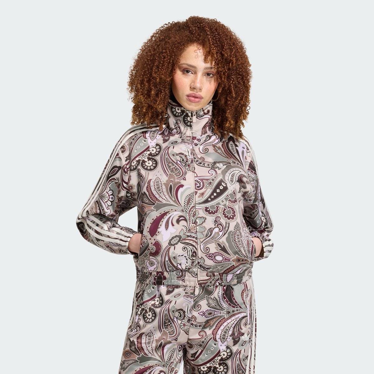 Veste De Survêtement Satin Firebird Adidas Liberty London Veste De Survêtement Satin Firebird Adidas Liberty London multicolor / wonder taupe, adidas Originals