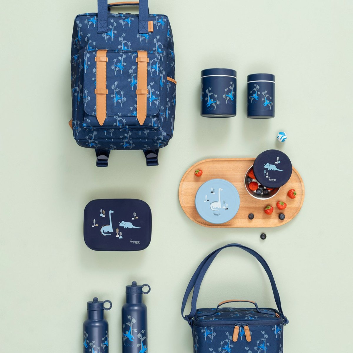 Sac à dos bébé bleu, FRESK