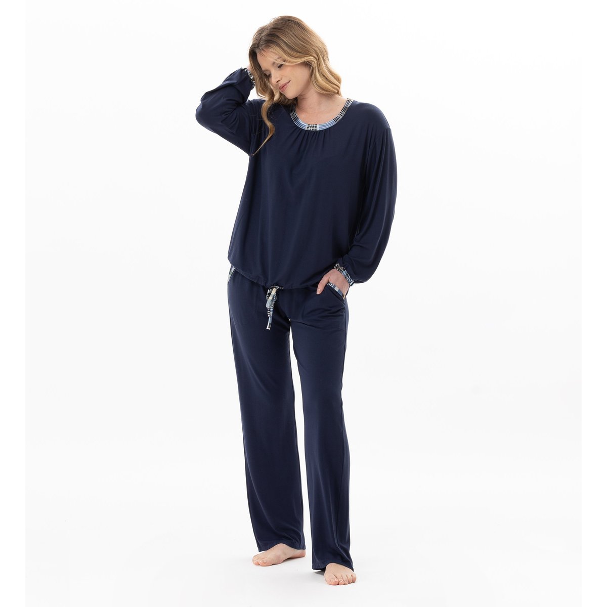 Pyjama en jersey BRADLEY 102 bleu, LE CHAT