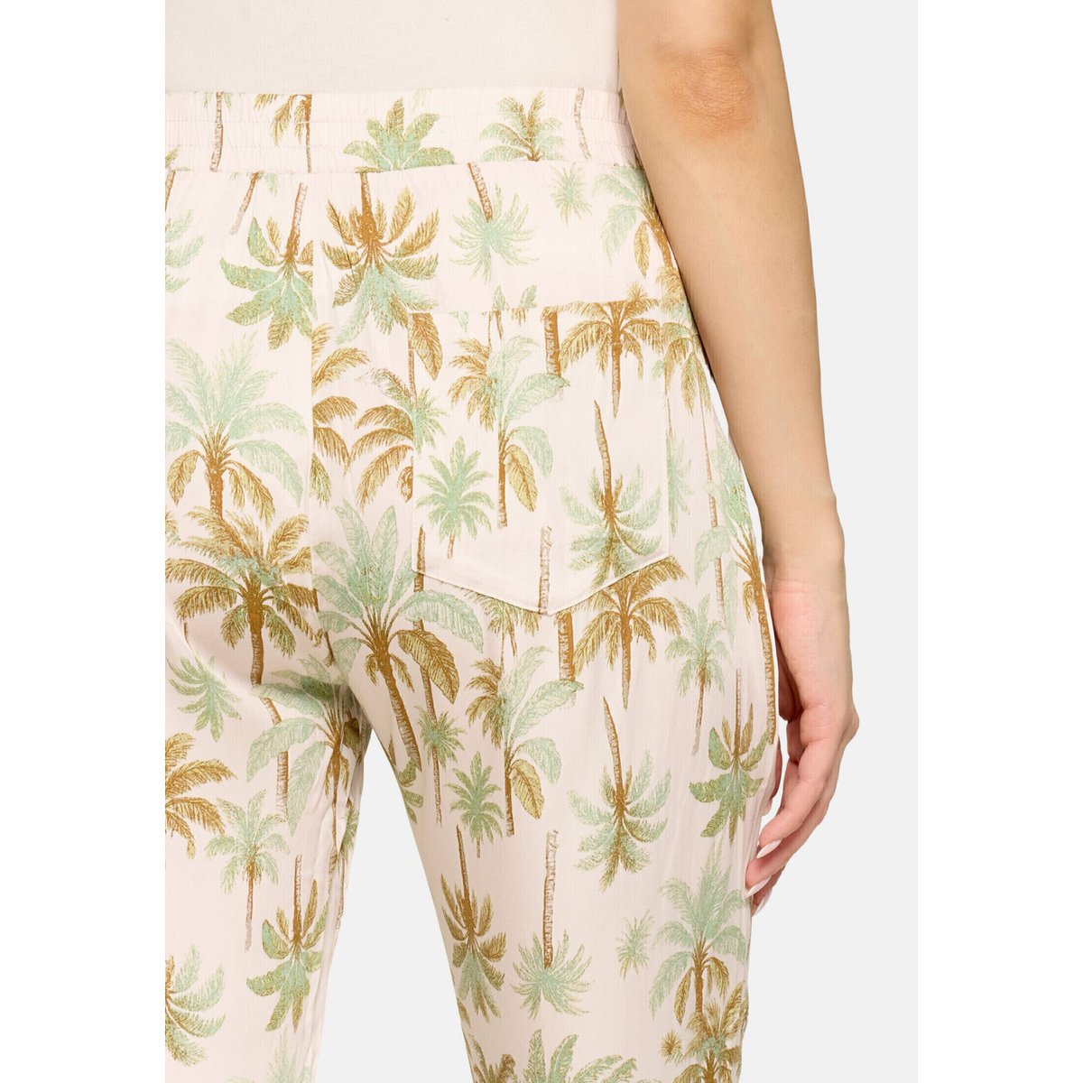 Pantalon casual à élastique nature/green, CARTOON