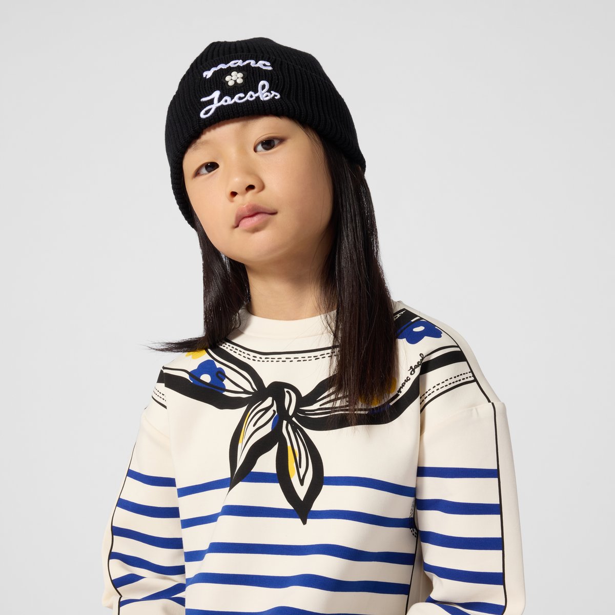 Bonnet en tricot black, MARC JACOBS