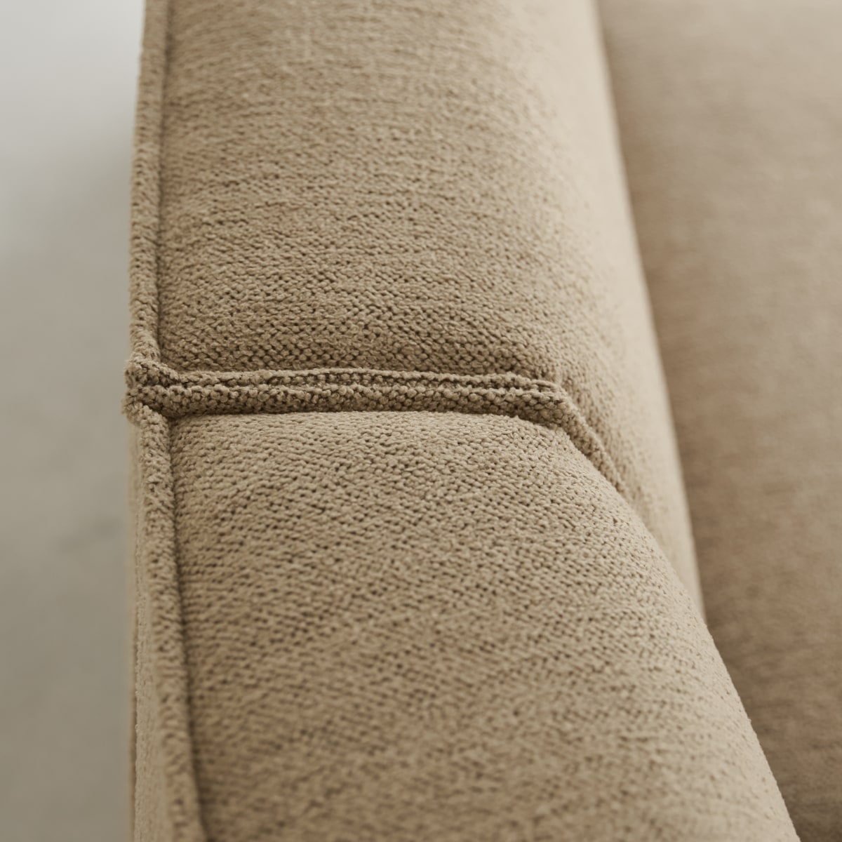 Banquette en Tissu, DARIO marron, TIKAMOON