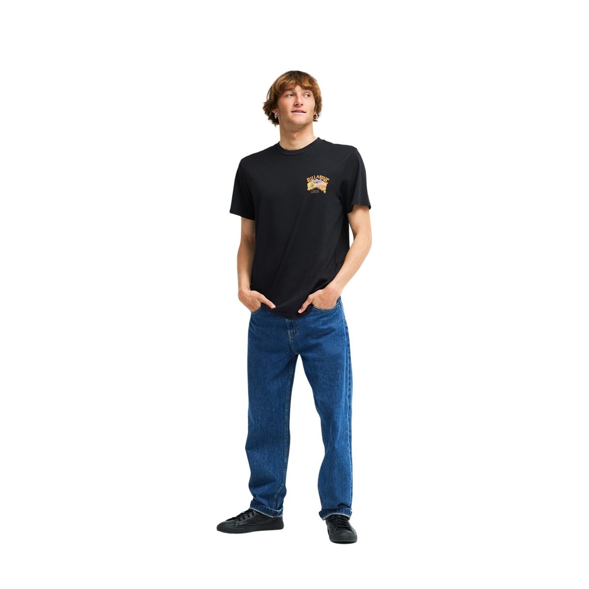 T shirt manches courtes STRAYA noir black, BILLABONG