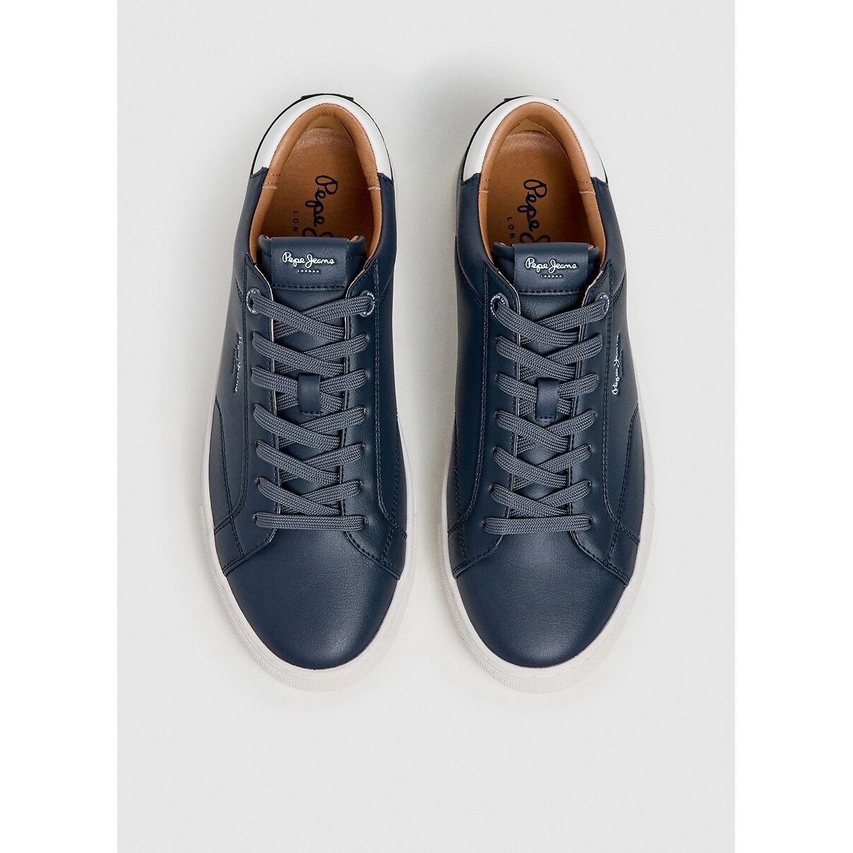 Joe Basic Low Top Trainers navy blue, PEPE JEANS