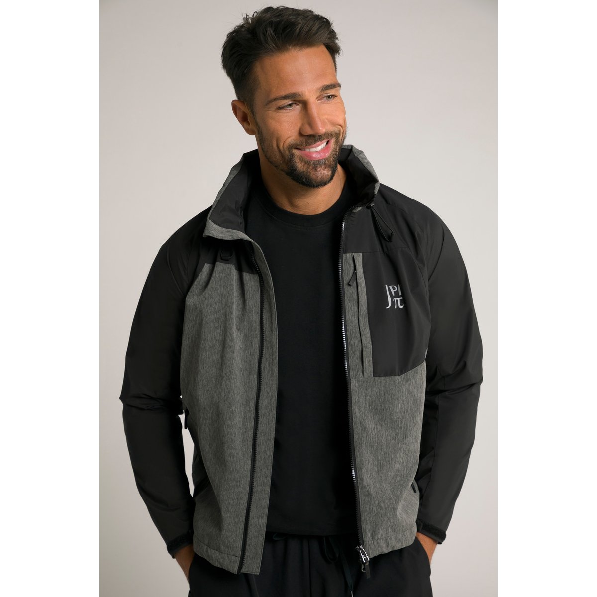 Veste, FLEXNAMIC®, Bikewear, col à capuche noir, JP1880