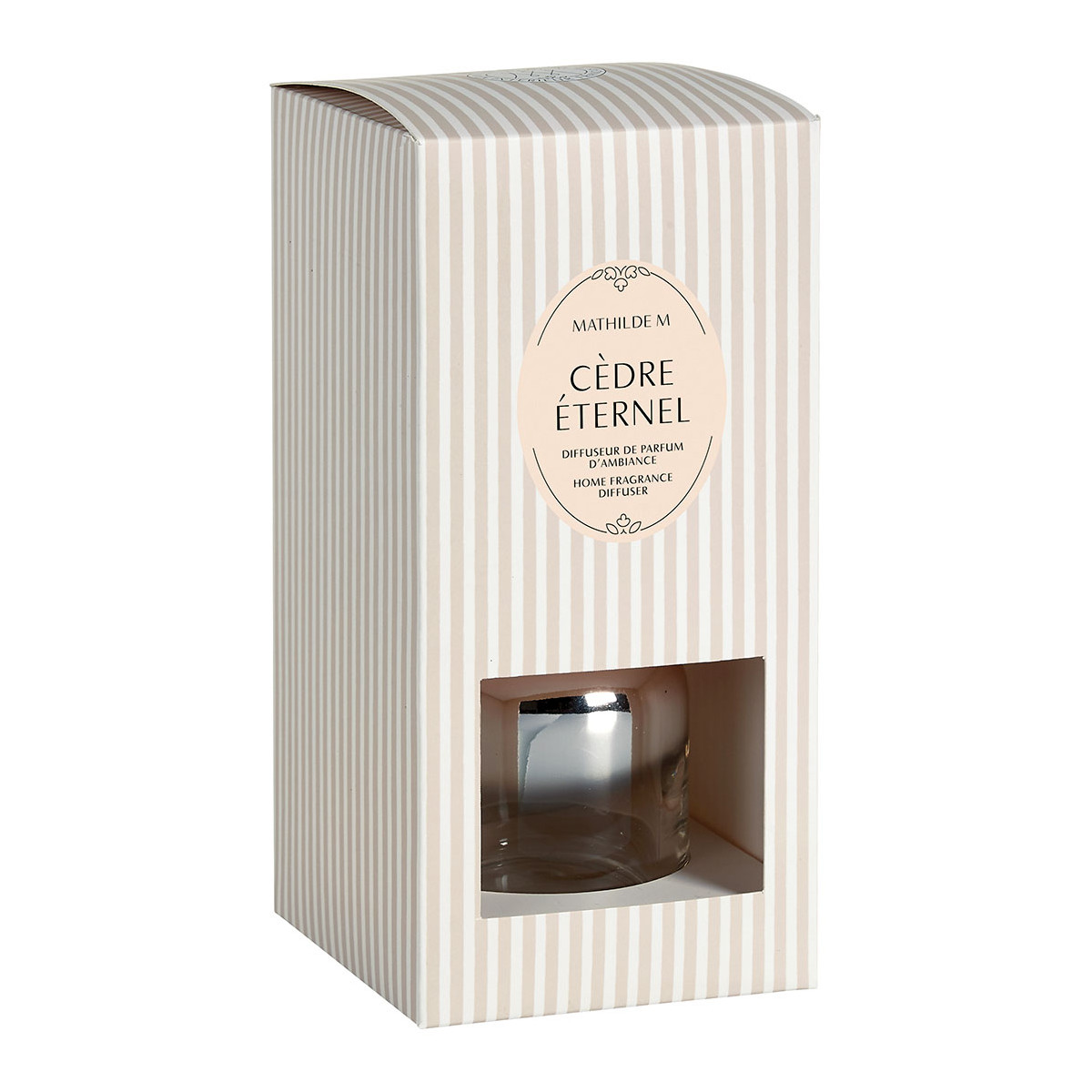 Diffuseur de parfum Cèdre Éternel VALSE FLORALE transparent, MATHILDE M