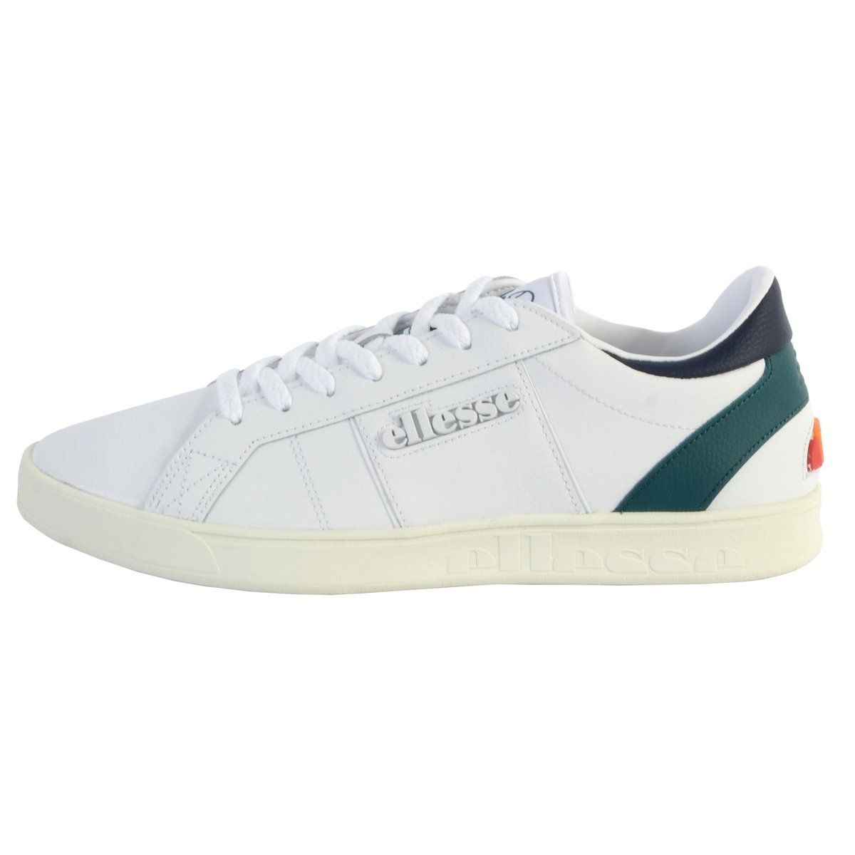 Basket LS-80 LTHR AM blanc vert sombre bleu sombre, ELLESSE