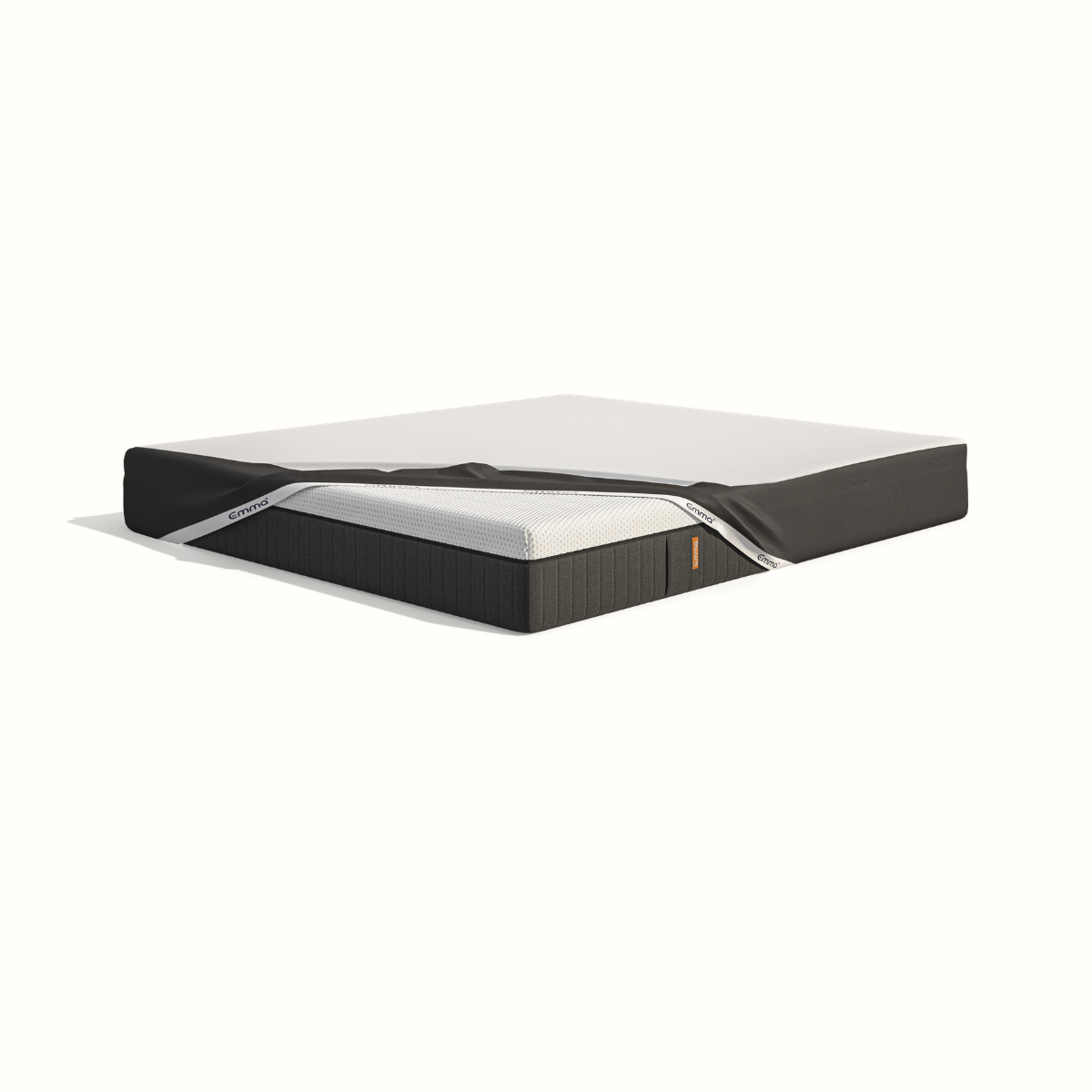 Pack Matelas Original + Protège-Matelas blanc/gris, EMMA