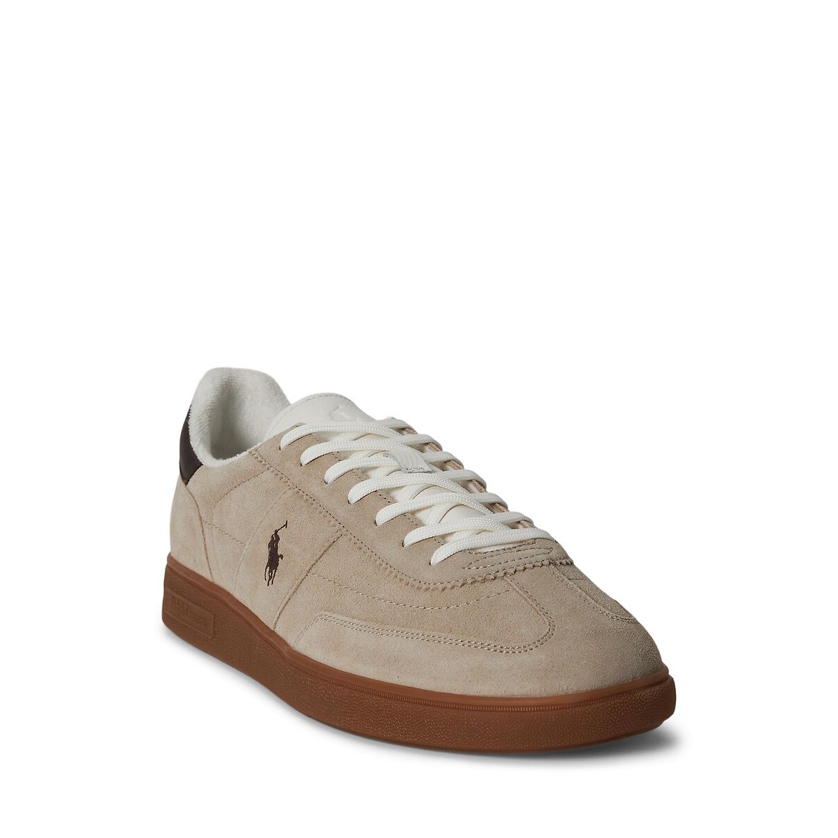 Sapatilhas em pele camurça, BEDFORD toupeira, POLO RALPH LAUREN