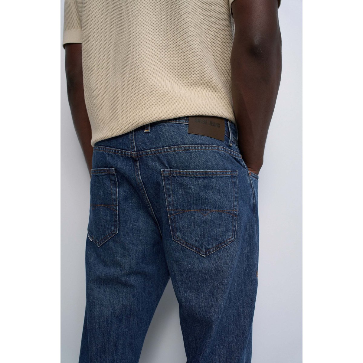 JEAN STRAIGHT FIT bleu vintage, SALSA JEANS