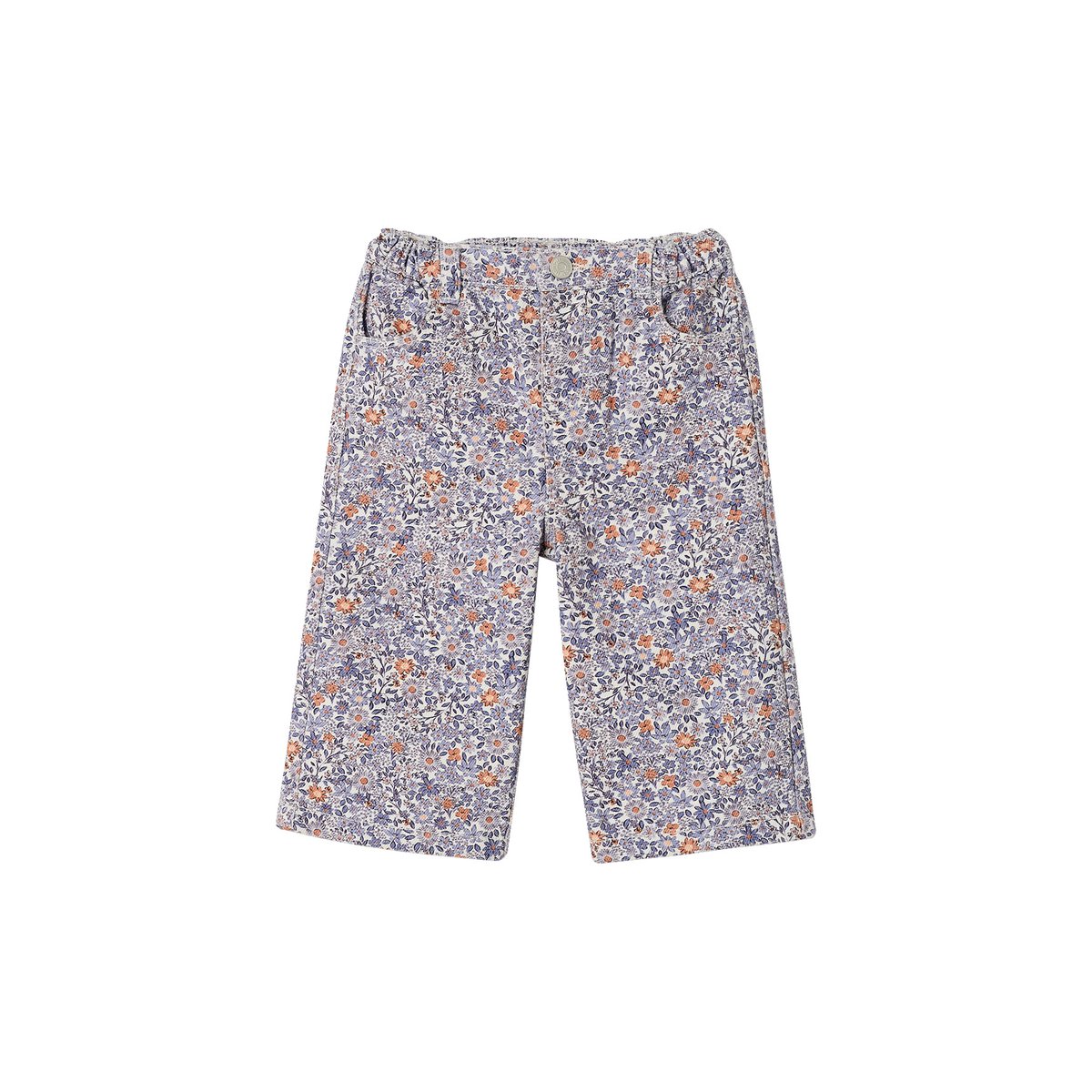 Pantalon large bleu, VERTBAUDET