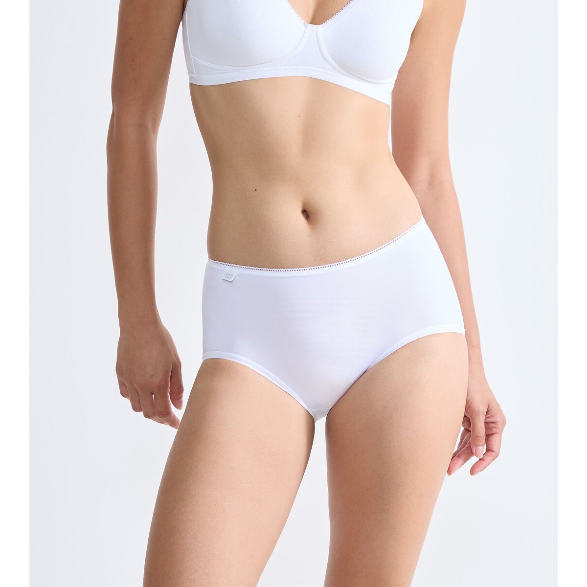 Lot de 2 + 1 gratuit - Culottes midi SLOGGI 24/7 MICROFIBRE blanc, SLOGGI