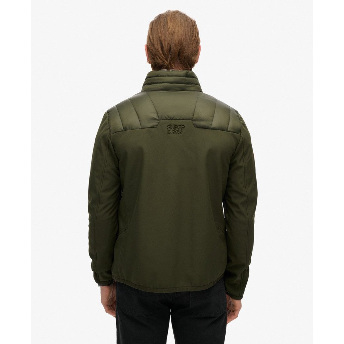Veste Storm Softshell Hybrid kaki militaire, SUPERDRY