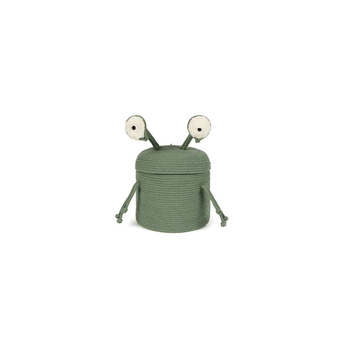 Panier Alien Zog vert, ivoire, noir, LORENA CANALS