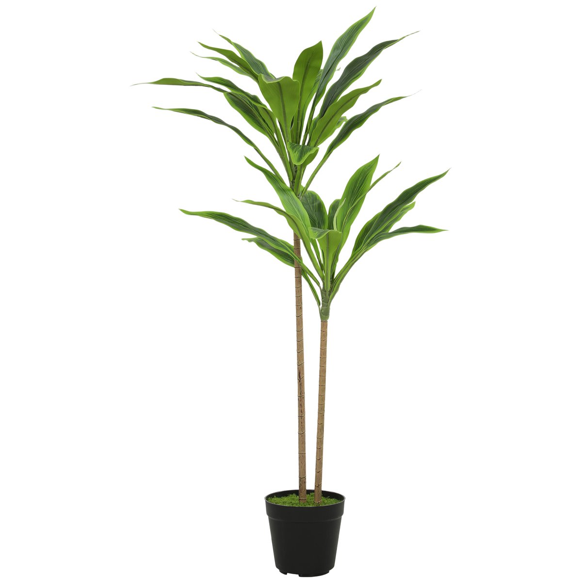 Plantes artificielles PEVA Vert vert, HOMCOM