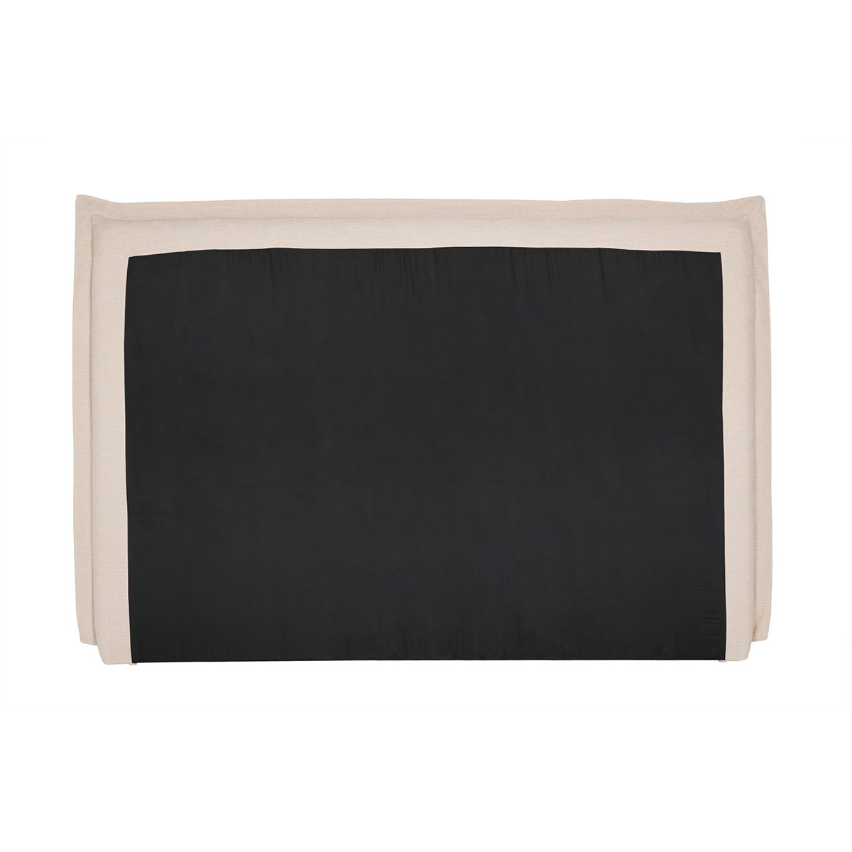 Tête de lit en tissu effet lin beige L160 cm PIA beige, MILIBOO