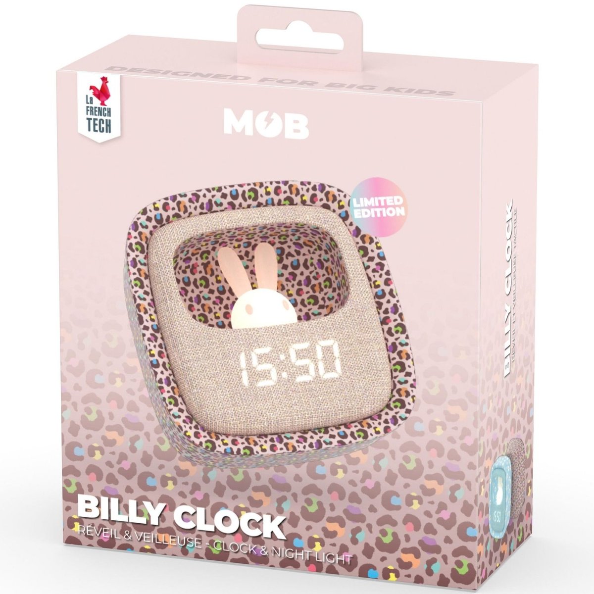 Réveil 2 en 1 Billy multicolore, MOB