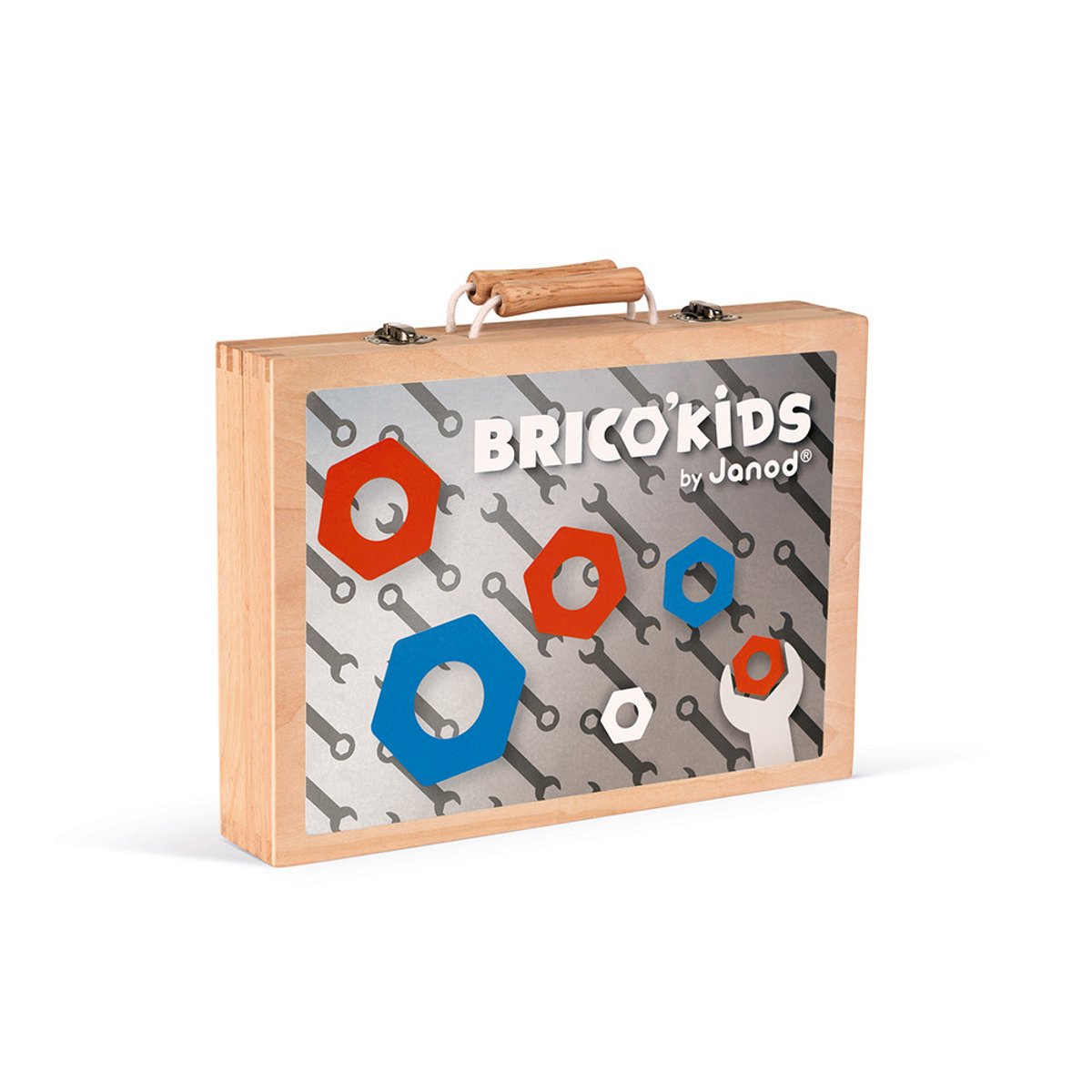 Boite À Outils Brico'kids, 9 Pièces multicolore, JANOD