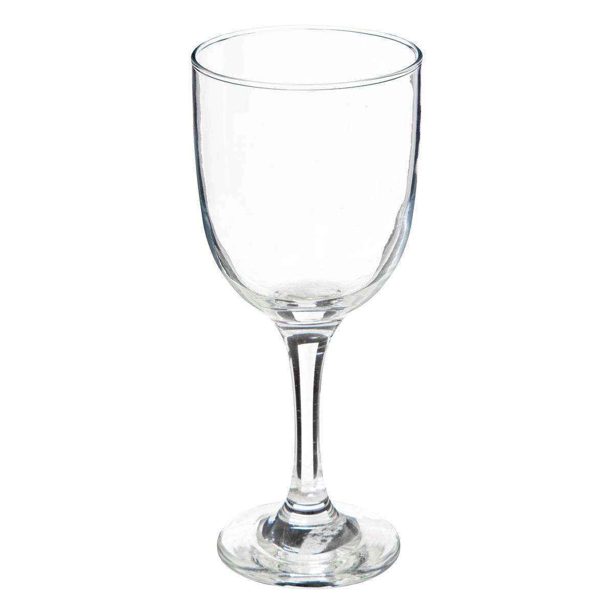 Lot de 6 verres à vin en verre 29 cl CLARA transparent, SECRET DE GOURMET