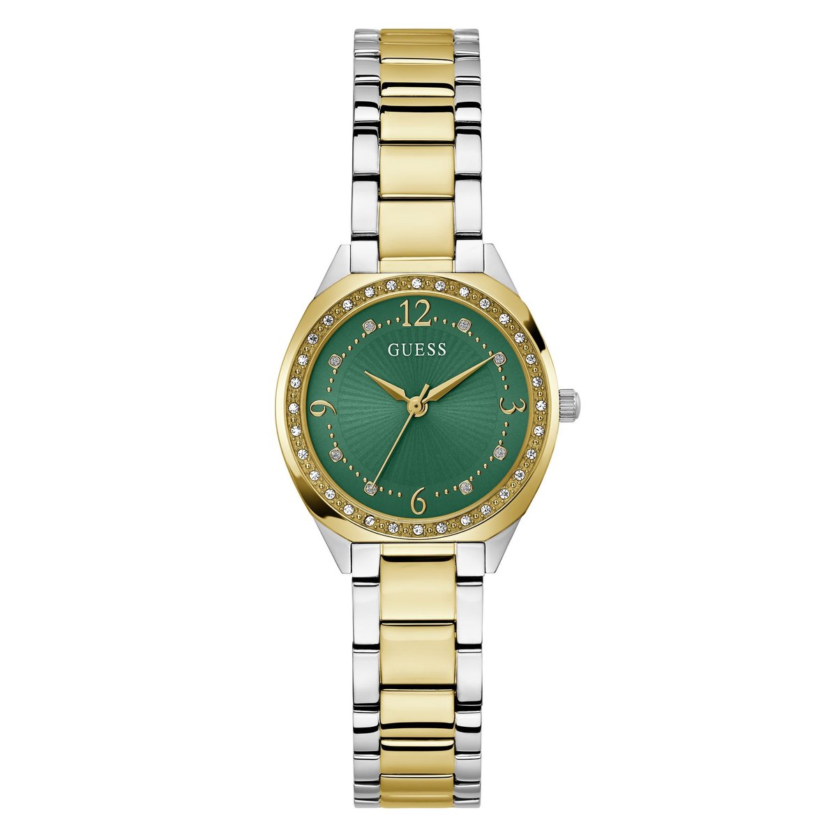Montre Analogique CHARLOTTE argenté vert argenté, GUESS