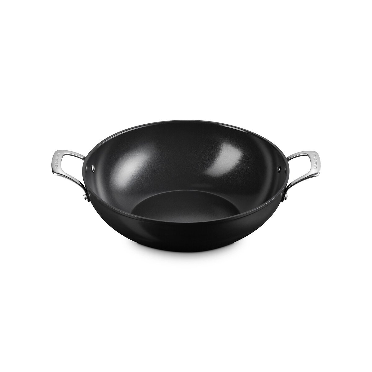 Wok Essentielle en céramique noir, LE CREUSET