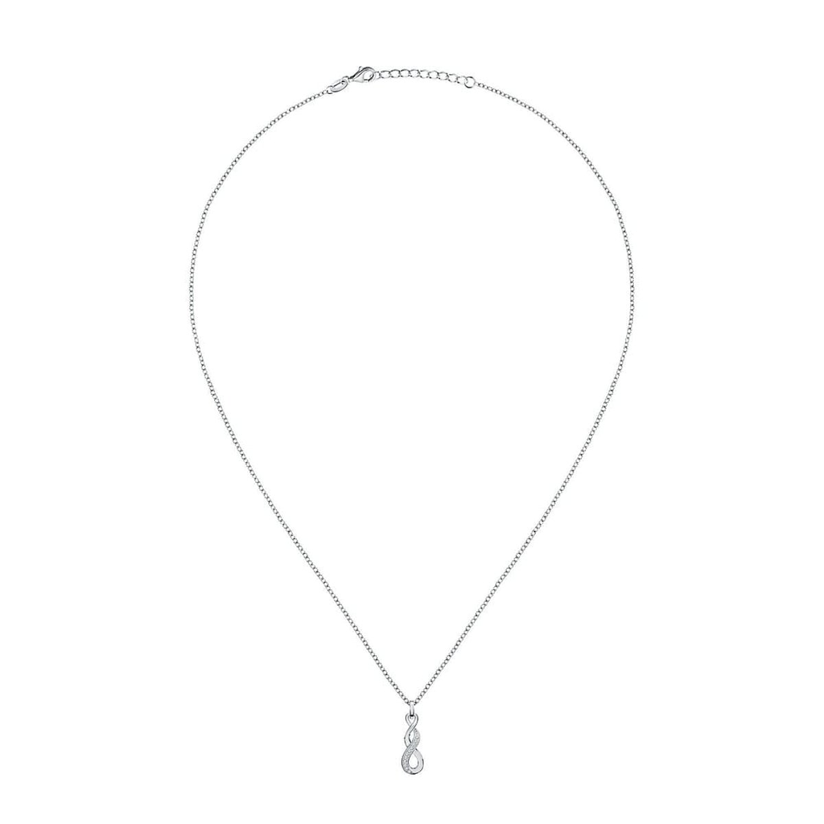 Colliers en Argent/oxyde de zirconium De Zirconium et Oxyde de zirconium argent, CLEOR