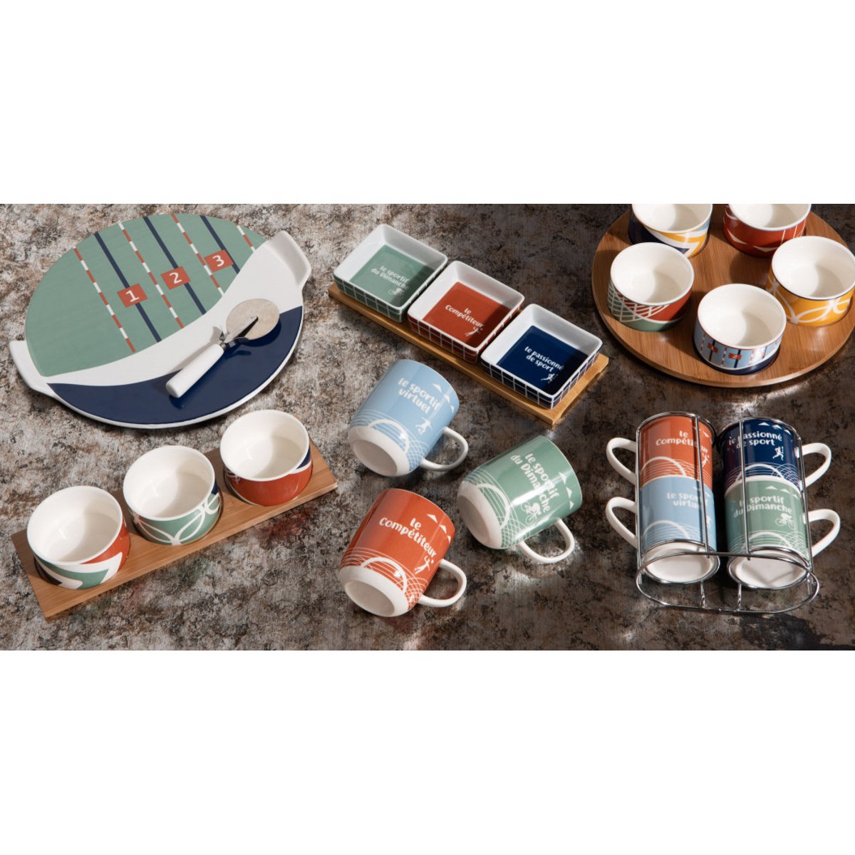 Coffret apéritif 5 bols Joe - JOE multicolore, AMADEUS