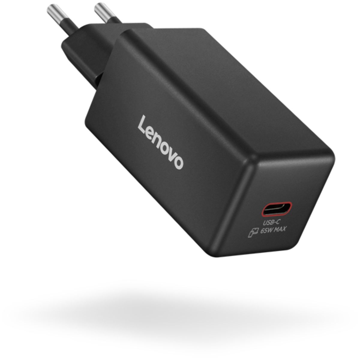 Chargeur ordinateur portable 65W GaN USB-C + cable 2m couleur unique, LENOVO