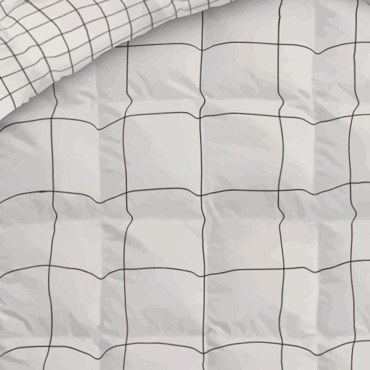 Couette imprimée Coton avec taie Cadri pampa, EDEN