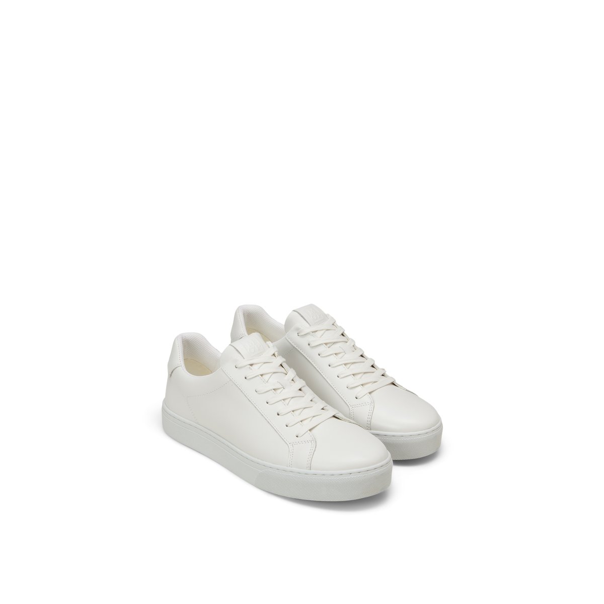 Sneaker Modèle Agar en cuir de bœuf nappa noble blanc, MARC O'POLO