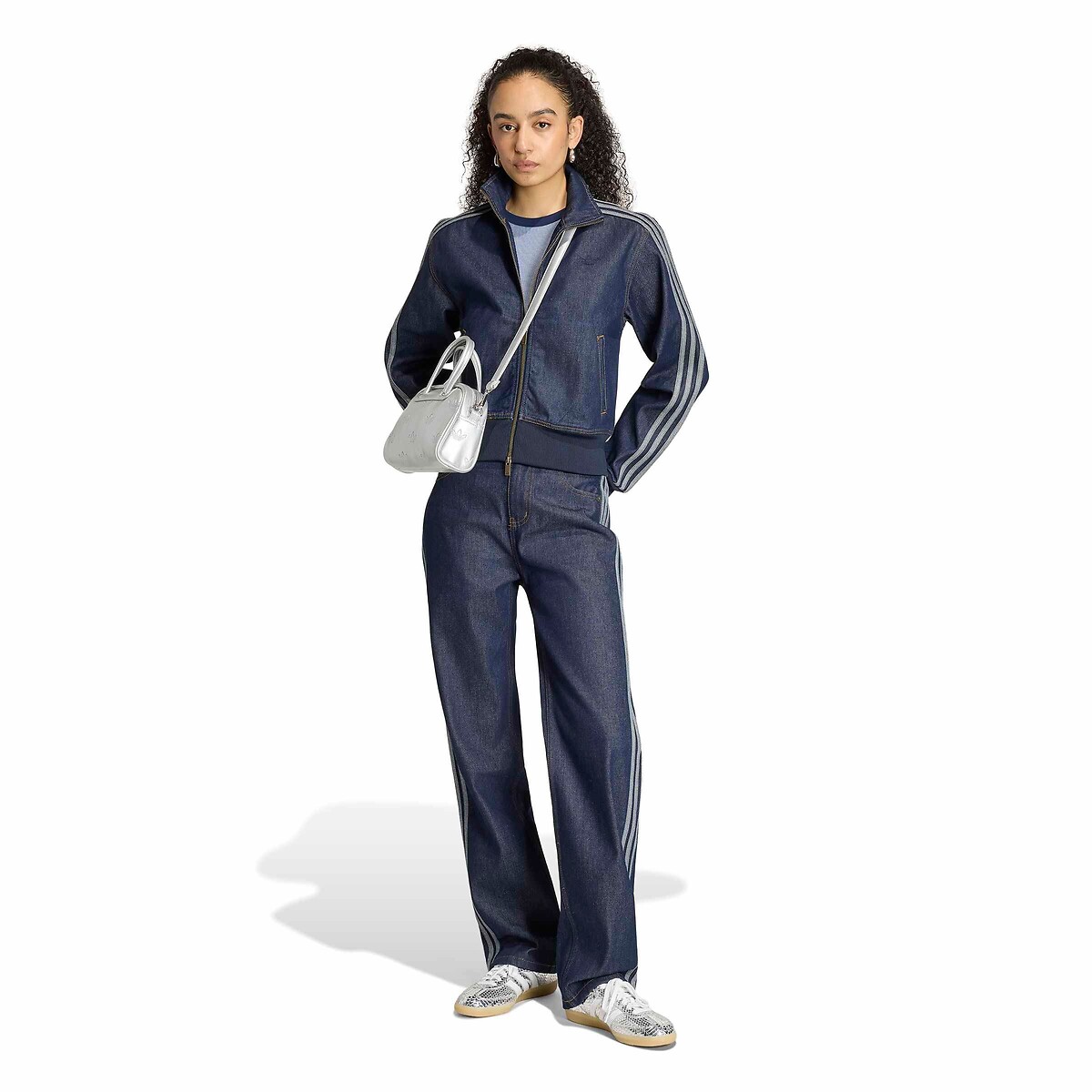 Veste en denim FIREBIRD denim bleu, adidas Originals