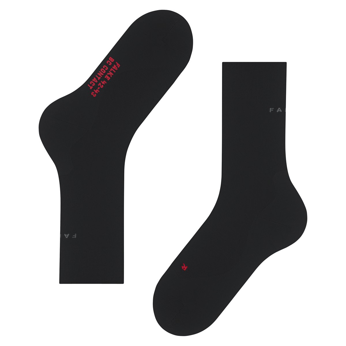 Chaussettes BC Contact noir basique, FALKE