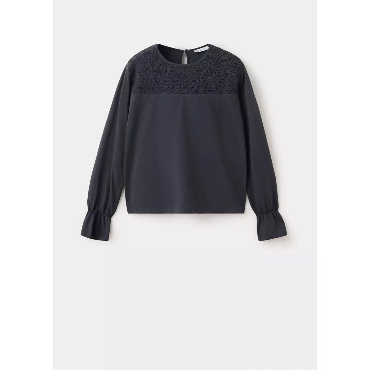 T-SHIRT SMOKI gris anthracite, MANGO TEEN