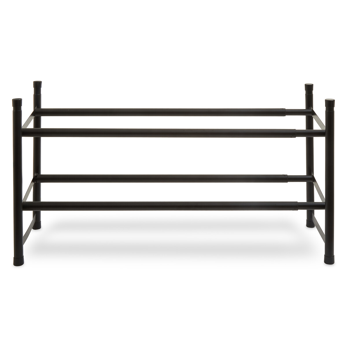 Lysa 2-Tier Shoe Rack black, SO'HOME