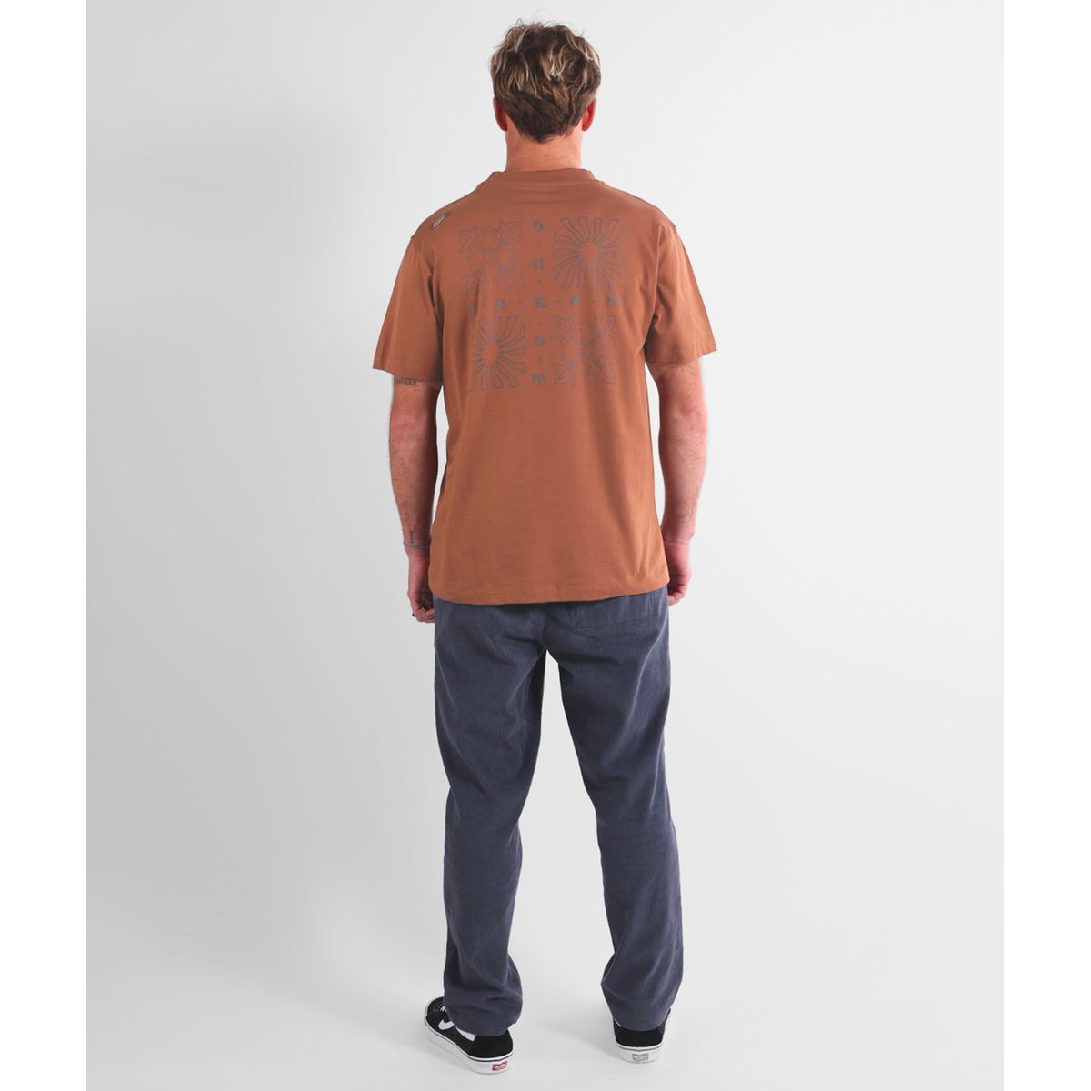 Tee-shirt manches longues coton bio SUNRAYS spice brown, OXBOW