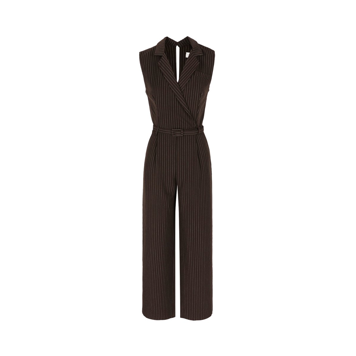 Combinaison rayée brun fonce chocolate, LOLALIZA