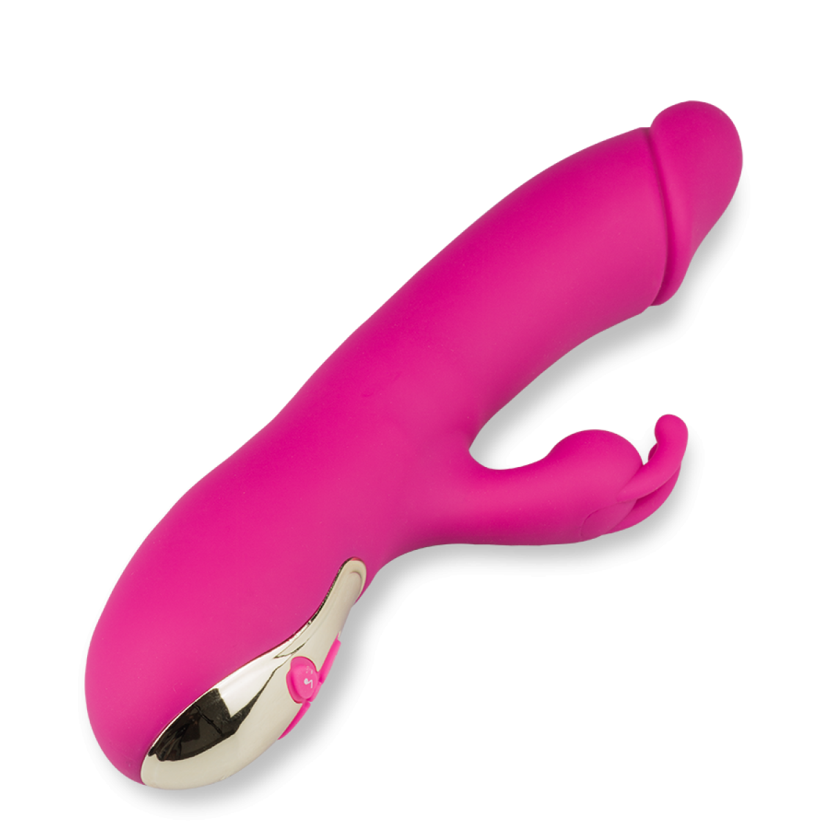 Vibromasseur puissant rabbit vibrant et rotatif  Leki rose, LOVE AND VIBES