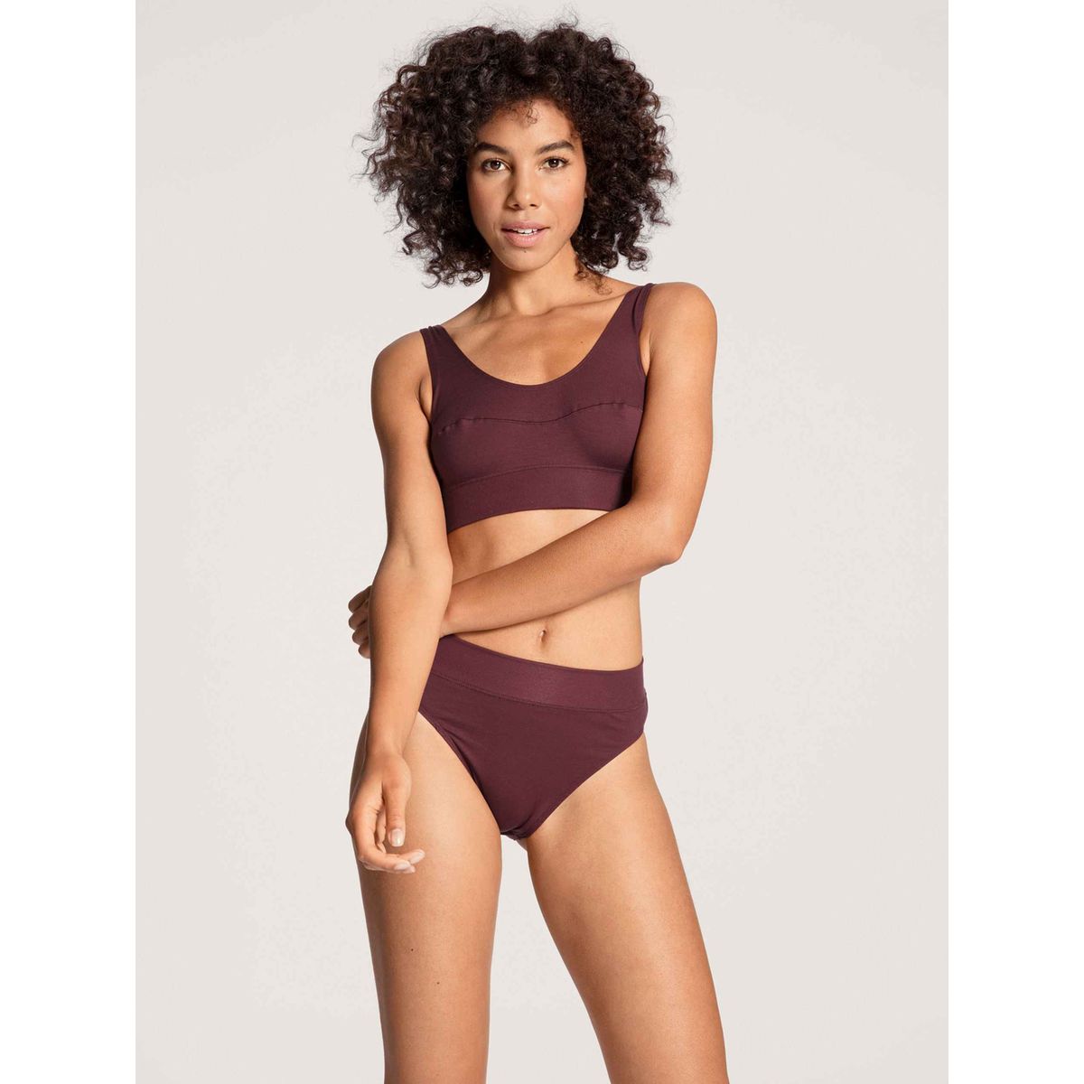 Culotte Coton ELASTIC blanc, CALIDA