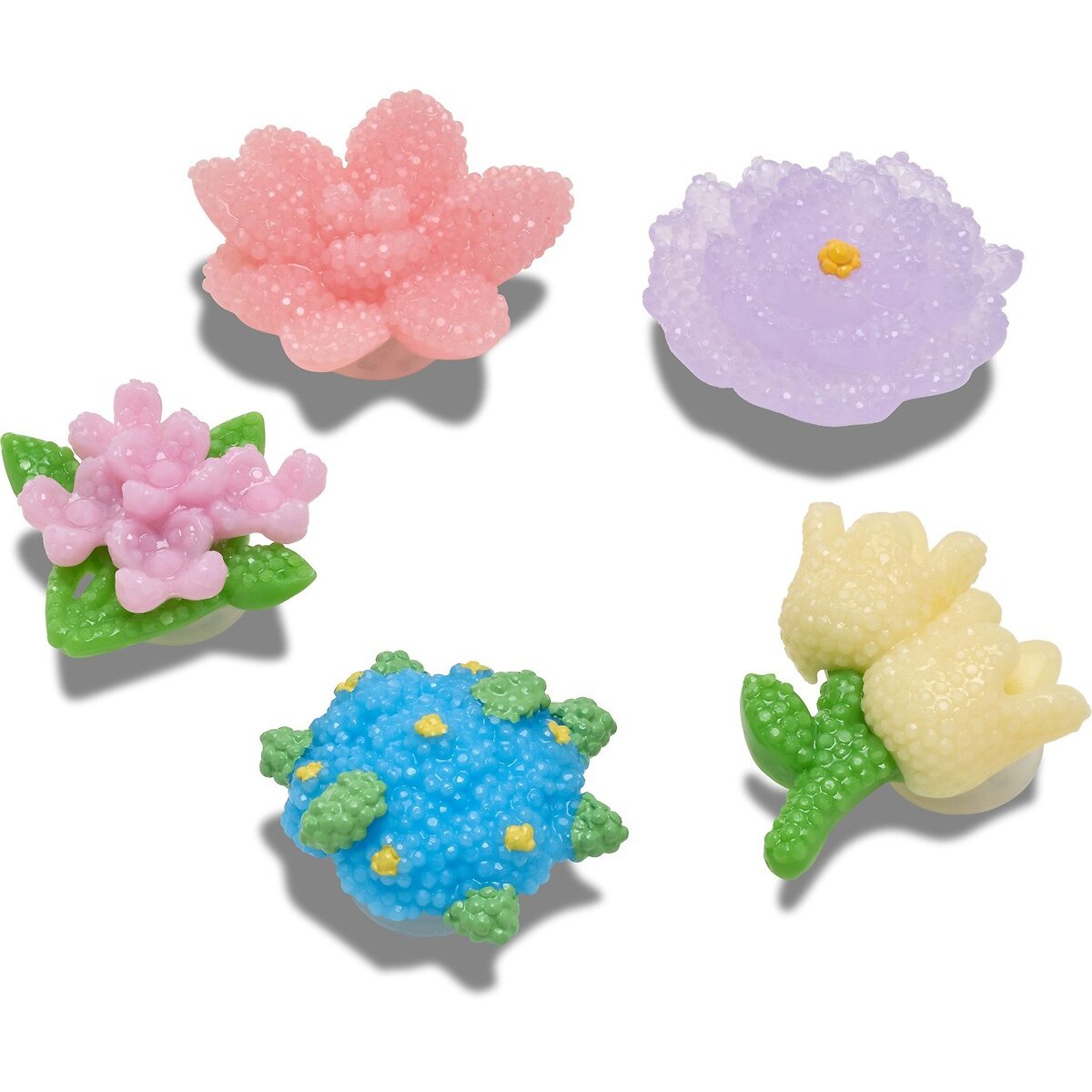 Lot de 5 Jibbitz Beaded Flowers multicolore, CROCS