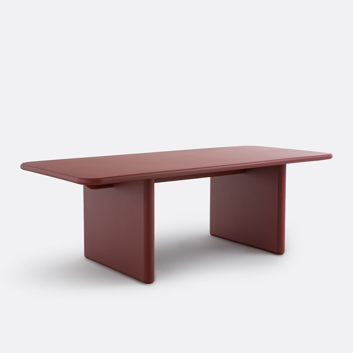 Table à manger, laquée, 8 couverts, MARVELA rouge, LA REDOUTE INTERIEURS