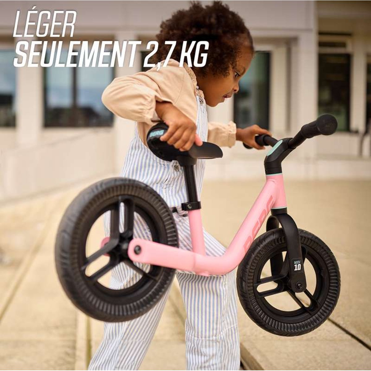Draisienne pour Enfants, 2+ Ans, 10 Pouces, MOOV 10 pink, BERG TOYS