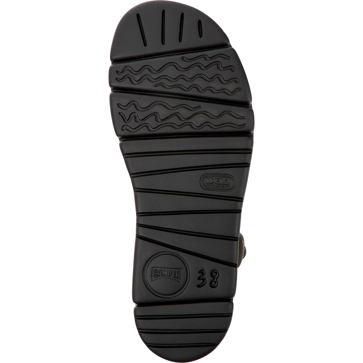 Sandales Oruga cuir vert foncé, CAMPER