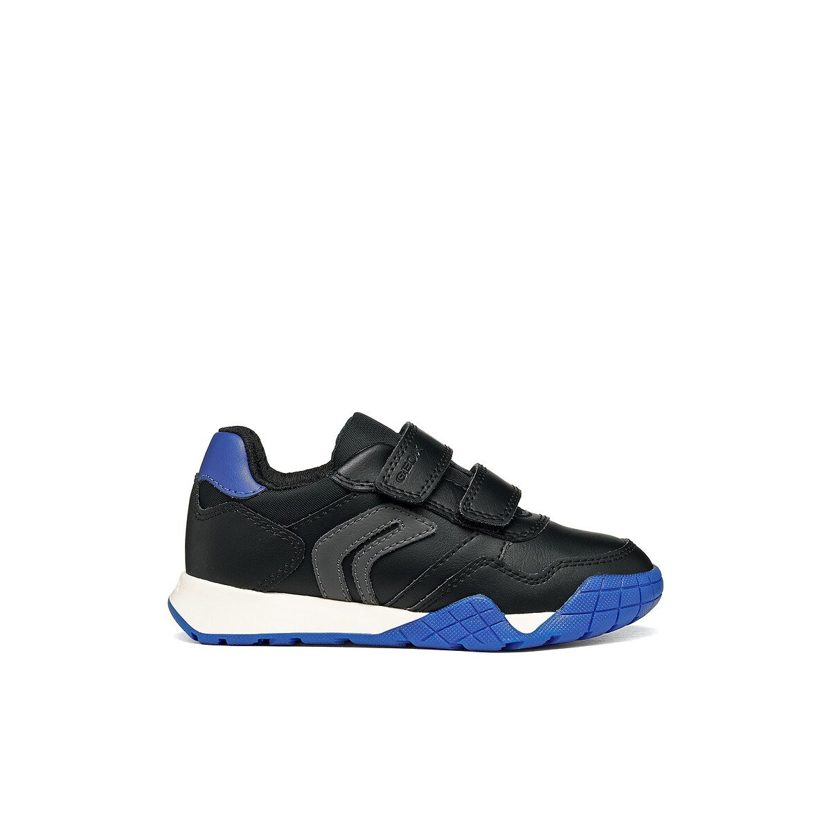 Kids Rann-E Breathable Touch 'n' Close Trainers black/blue, GEOX