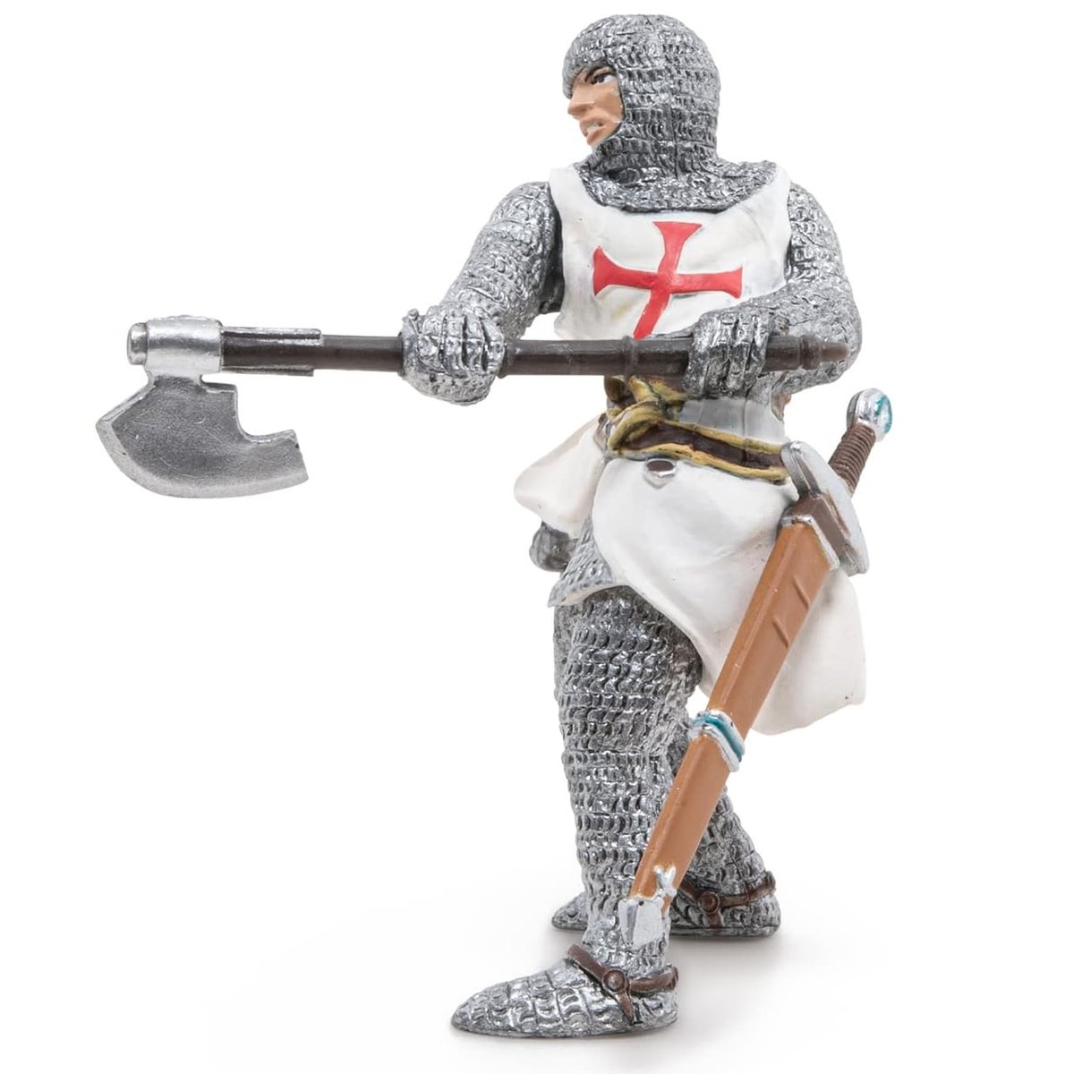 Figurine Templier gris, PAPO
