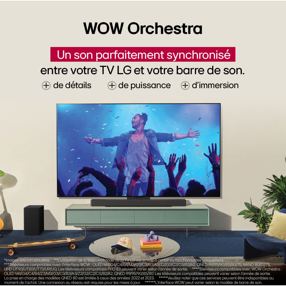Barre de son S77TY couleur unique, LG