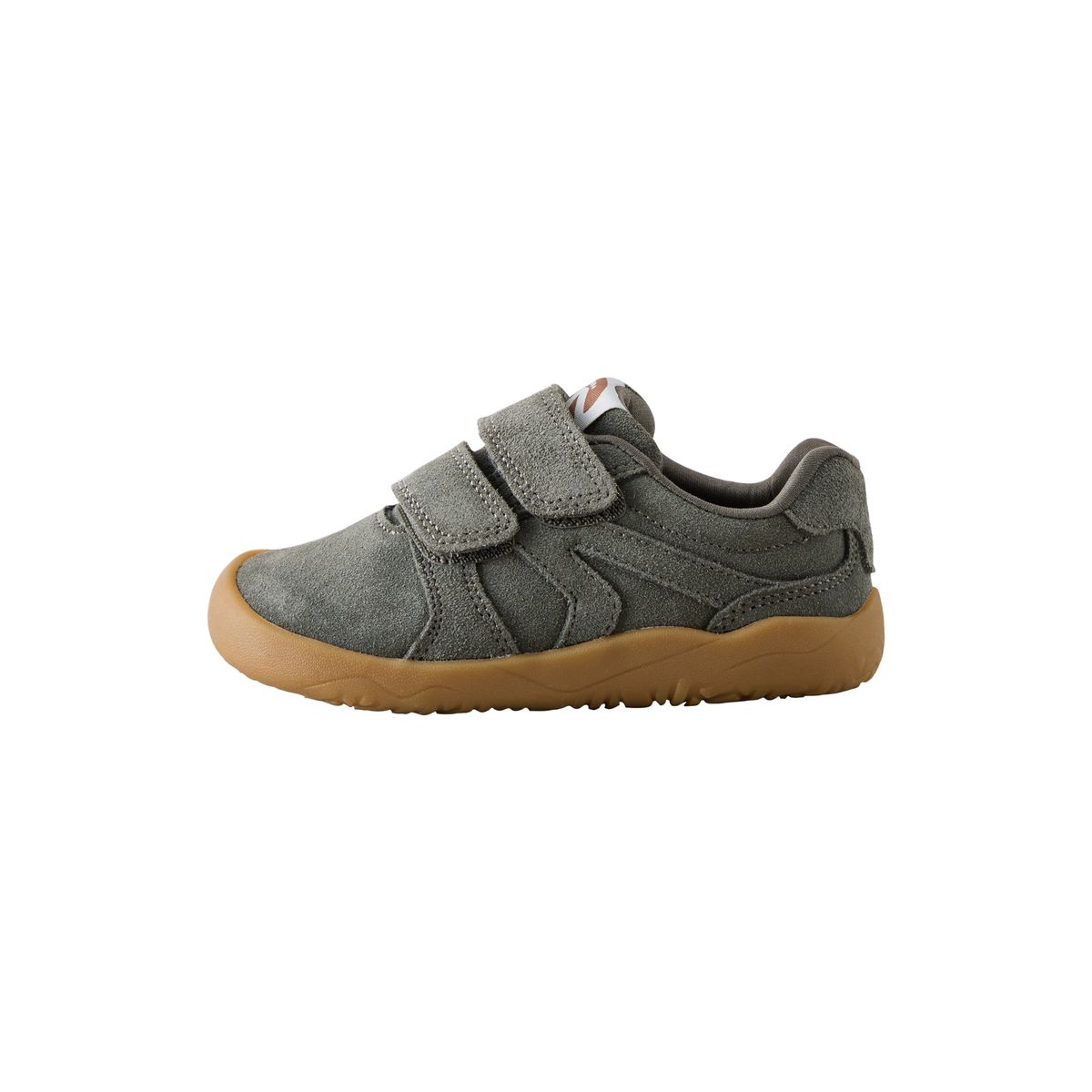 Baskets cuir scratch effet pieds nus vert kaki, NEXT