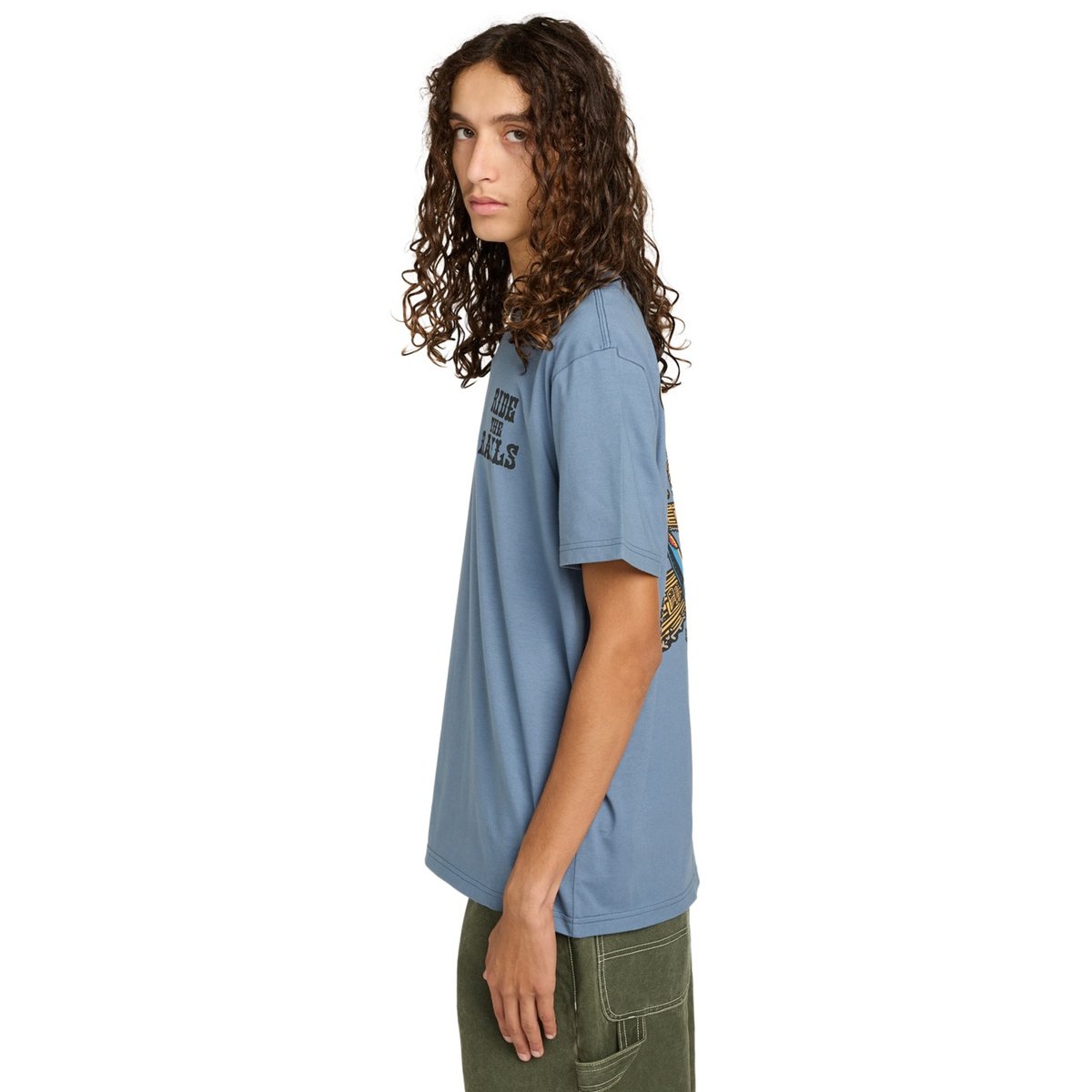 T-shirt à manches courtes TIMBER ON TRACK bleu blue mirage, ELEMENT