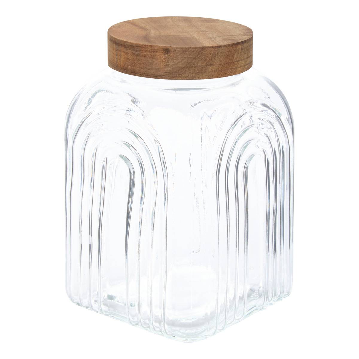 Bocal en verre 4L ARCHE transparent, 5FIVE SIMPLY SMART