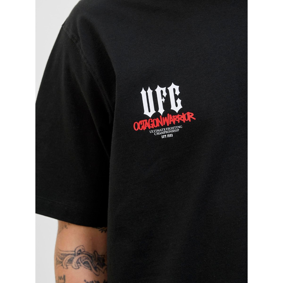 T-Shirt black 1, JACK & JONES