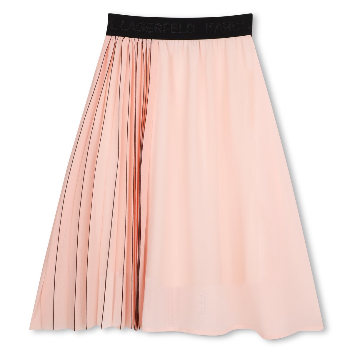 Jupe longue rose petale, KARL LAGERFELD KIDS
